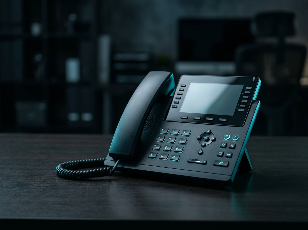 VoIP desk phone